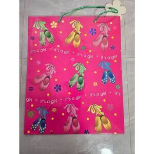 20/$12 "It's A Girl" Pink Ballet Slippers Party Gift Bag